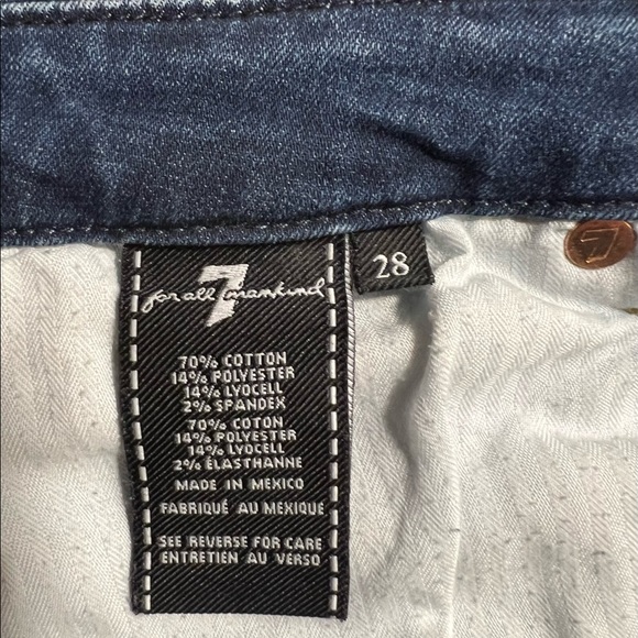 7 For All Mankind The Skinny Sz 28 - Picture 3 of 5